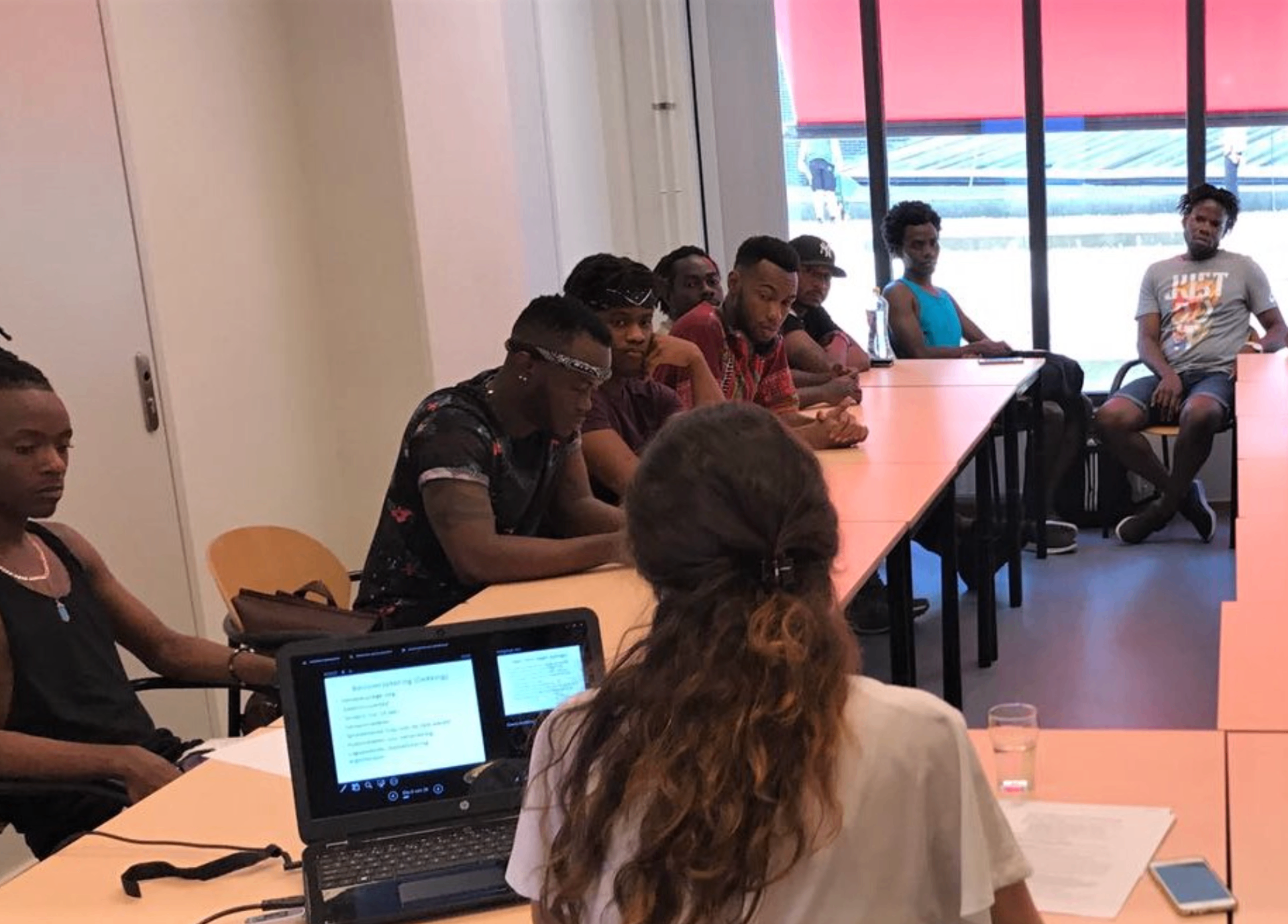 Statushouders in workshop
